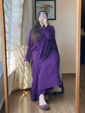 3 Piece Khaddar Purple Dress