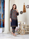 2PC Lawn stitched Matka suit LZ-031