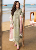 3 Piece Unstitched 09 Heavy Embroidered Chickan Kari Pure Lawn Suit With Printed Organza Dupatta