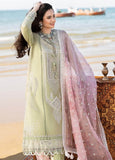 3 Piece Unstitched 09 Heavy Embroidered Chickan Kari Pure Lawn Suit With Printed Organza Dupatta